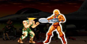 Guile Vs He-man - Nostalgia Games