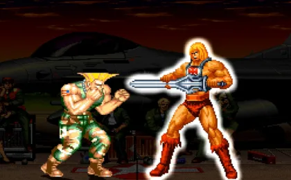 Guile Vs He-man - Nostalgia Games