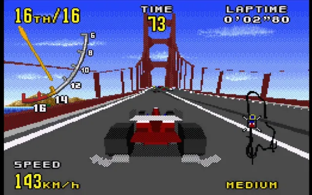 Mega Drive - Virtua Racing
