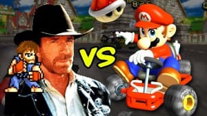 Chuck Norris no Mario Kart é uma péssima idéia…