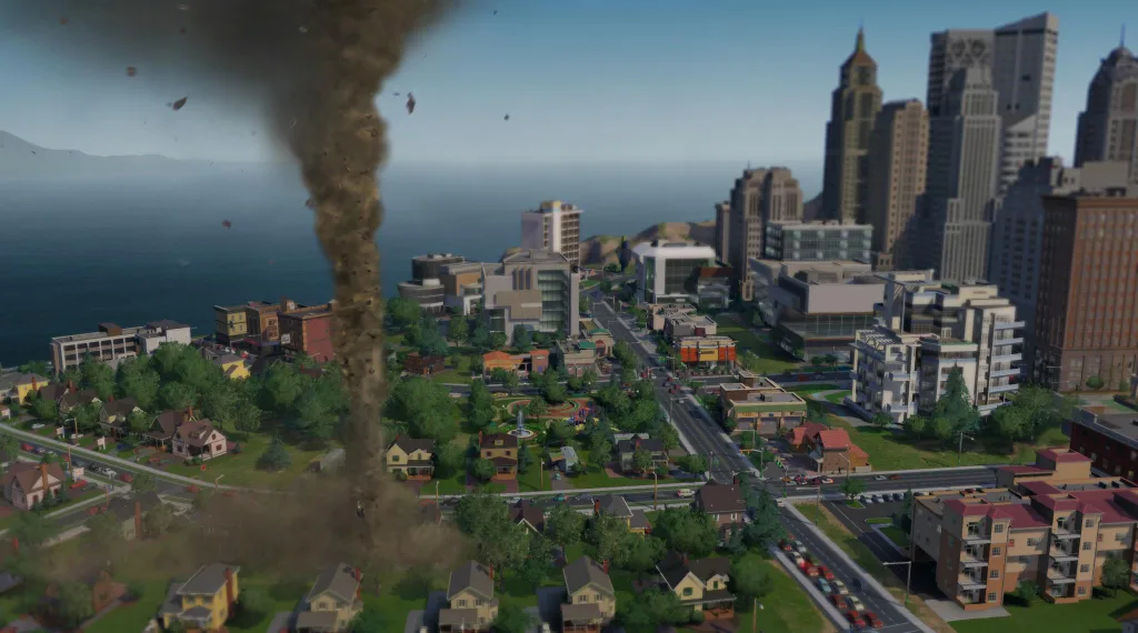 SimCity earthquake screenshot