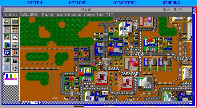SimCity map screenshot