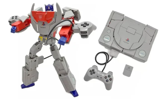 Optimus Prime PS1 Transformer - nostalgia games