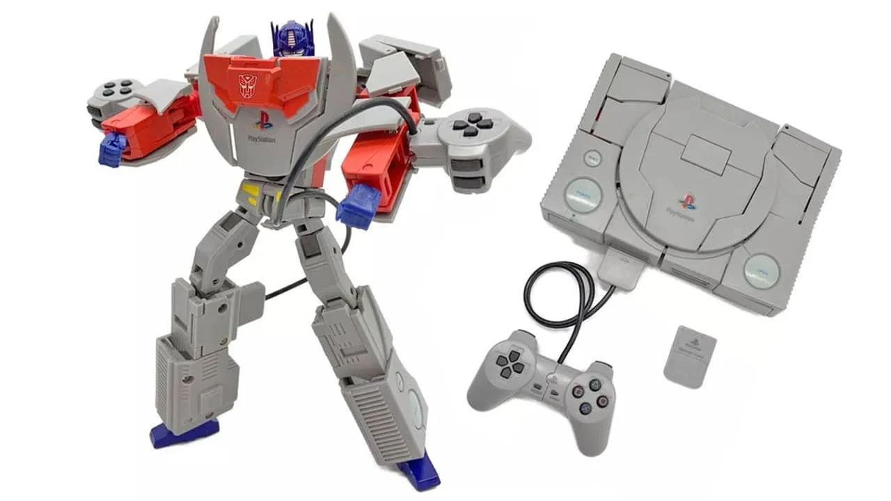 Optimus Prime PS1 Transformer - nostalgia games