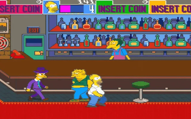 simpsons arcade game nostalgia games
