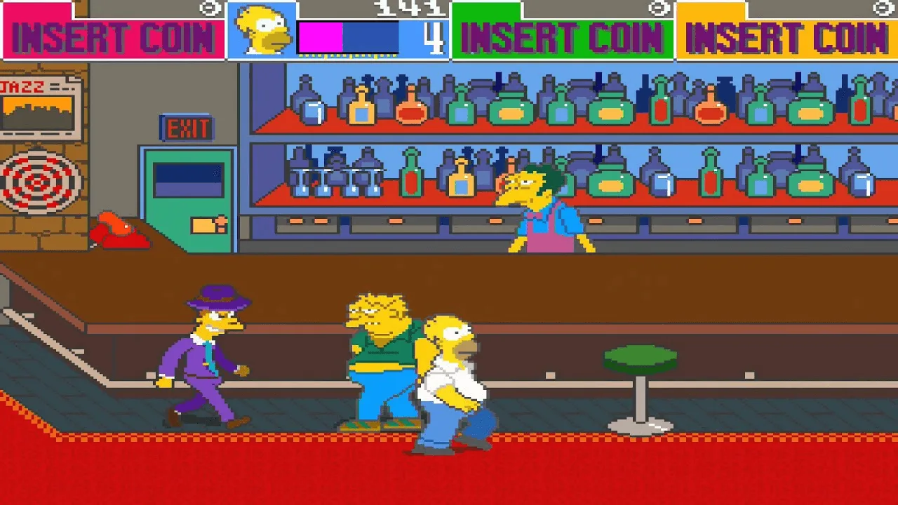 simpsons arcade game nostalgia games