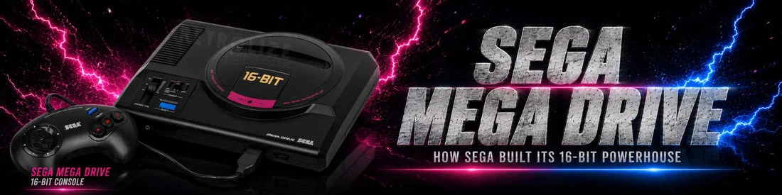 Conectores e entradas de um Sega Mega Drive