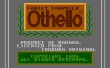 O jogo Othello associado ao Famicom Disk System