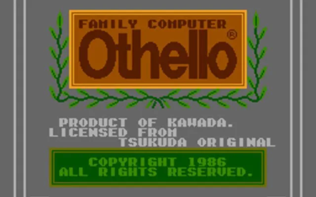 O jogo Othello associado ao Famicom Disk System