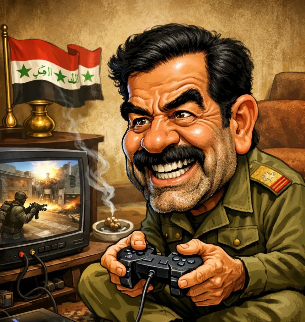 Sadam Russein PS2 Game