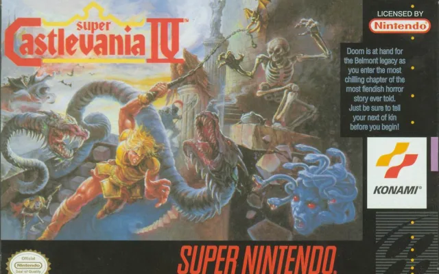Capa de Super Castlevania IV para Super Nintendo