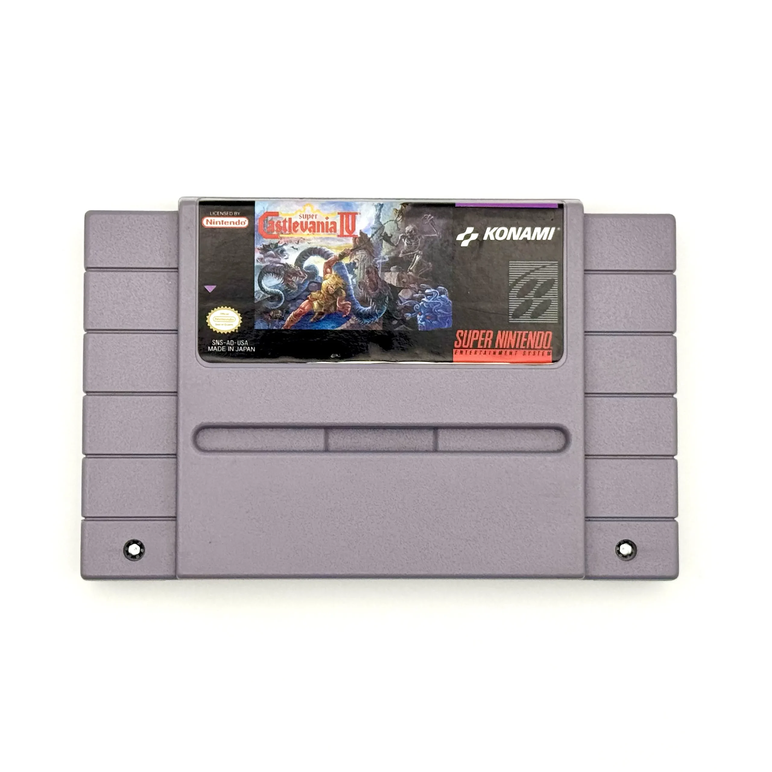 Cartucho de Super Castlevania IV para Super Nintendo