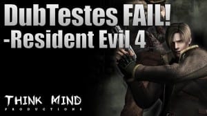 Testes de dublagem Resident Evil 4.